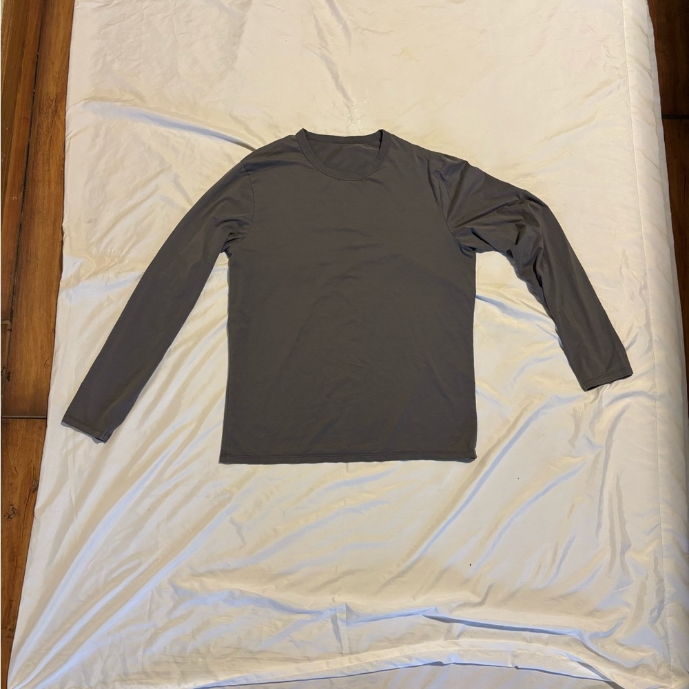 Grey Zeroed In lululemon men’s long sleeve shirt